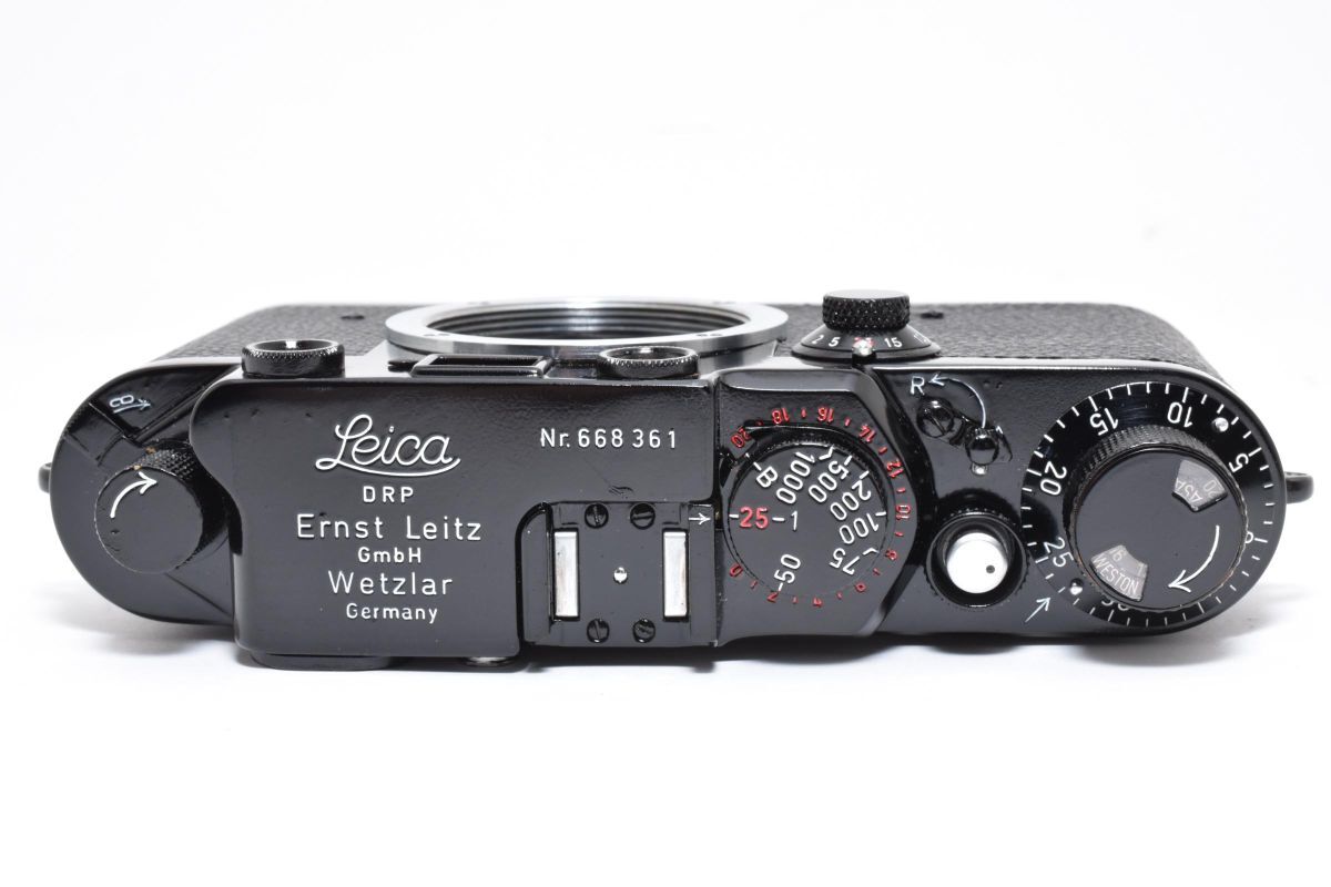 Leica IIIf Camera Body Red Dial No Self-Timer Post-Painted Black Red Synchro [m1215788812]