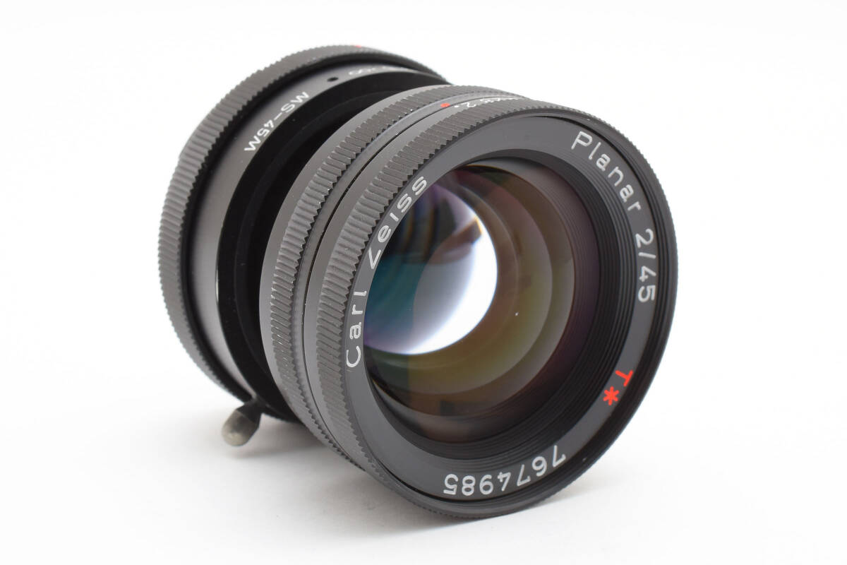 Miyazaki Optical Contax G Planar 2/45 T* Leica Contax M Mount Modification #8830 [j1216365018]