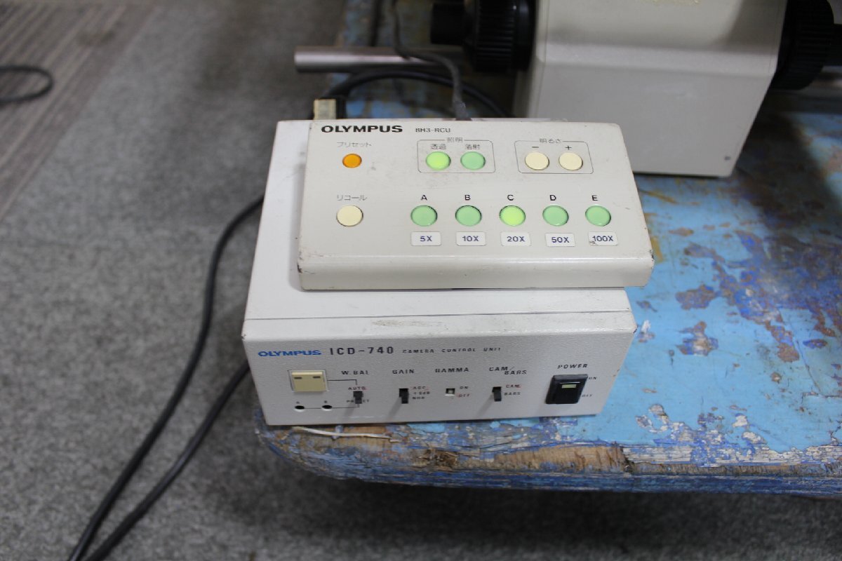 OLYMPUS BH3-MJL4S2 Metallic Microscope ULWD Neosplan 5 Objective Lenses [t1216608954]