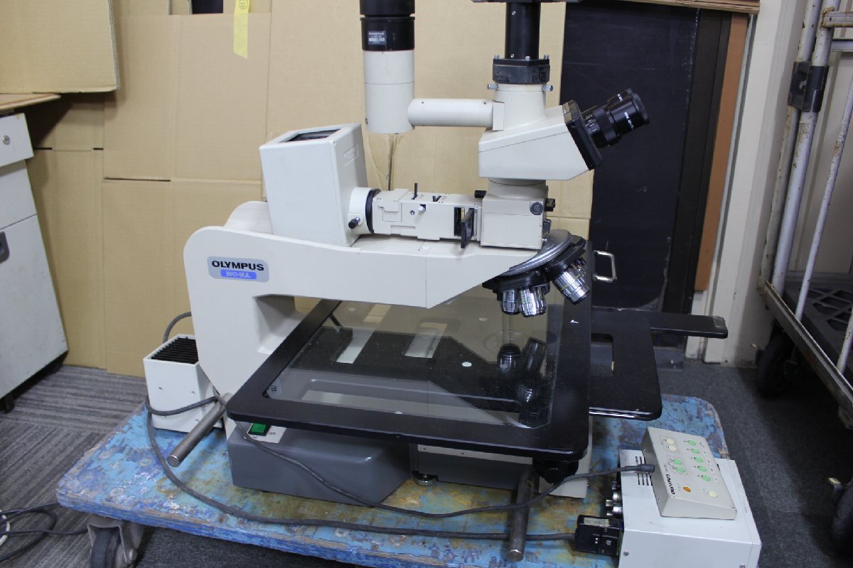 OLYMPUS BH3-MJL4S2 Metallic Microscope ULWD Neosplan 5 Objective Lenses [t1216608954]