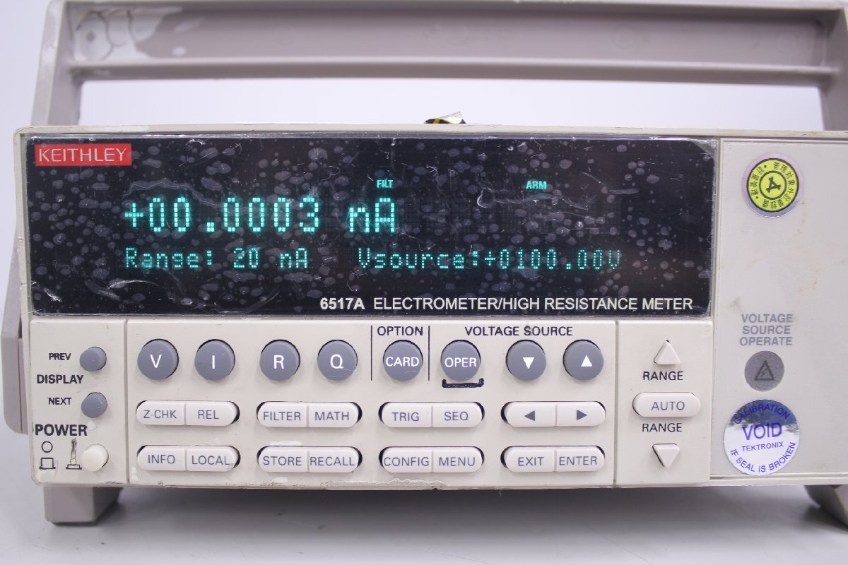 KEITHLEY 6517A Electrometer Insulation Resistance Meter 100V [g1216720786]