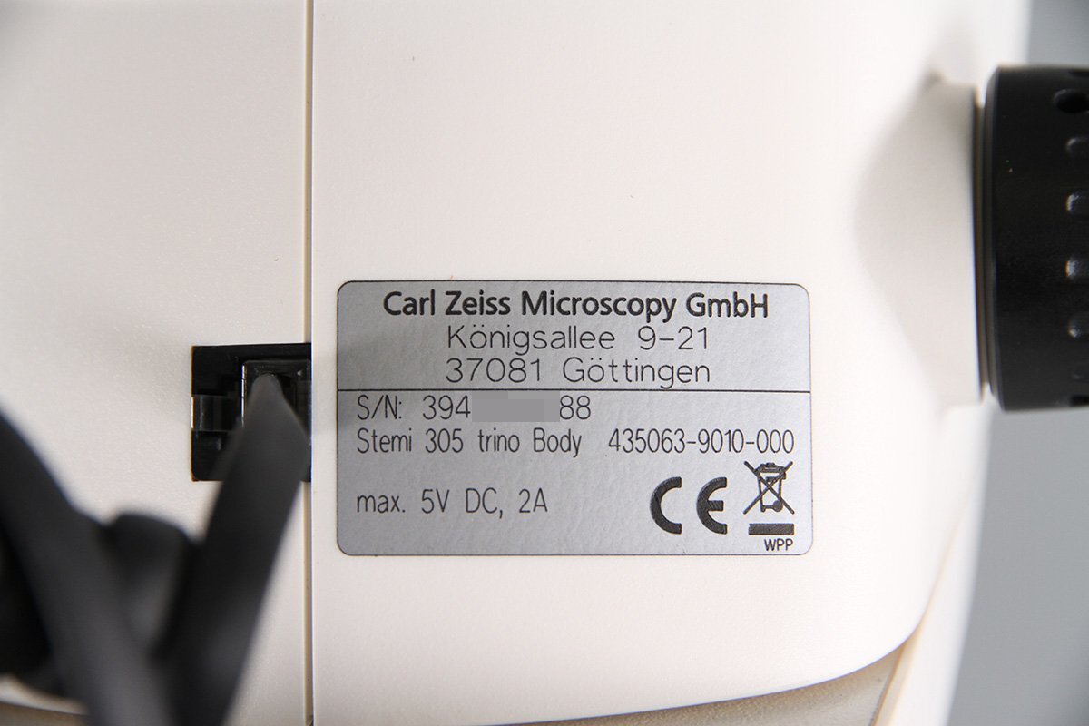 ZEISS Stemi 305 Optical Microscope AxioCam ERc 5S [e1216766927]