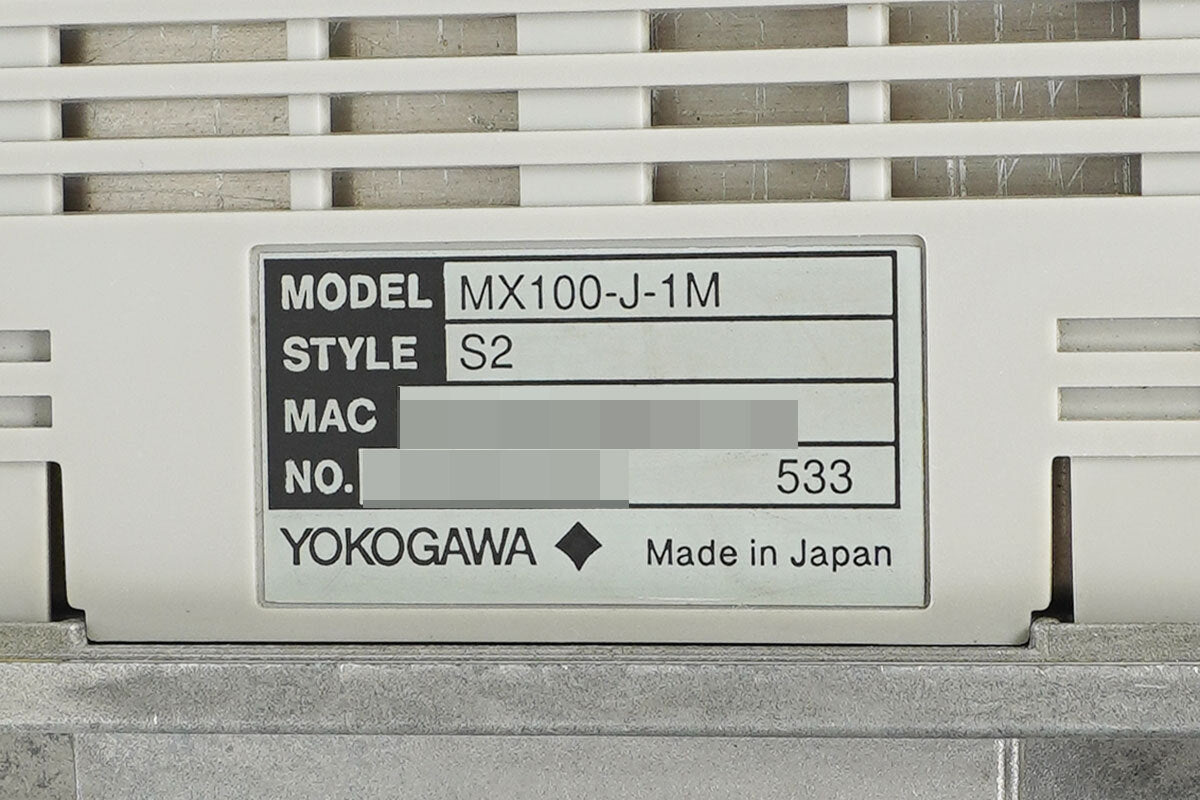 Yokogawa MX100 with MX110-UNV-M10 Data Acquisition Unit 10CH x6 [p1217698213]