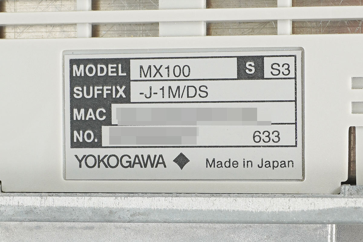 Yokogawa MX100 with MX110-UNV-M10 Data Acquisition Unit 10CH x6 [t1217701065]