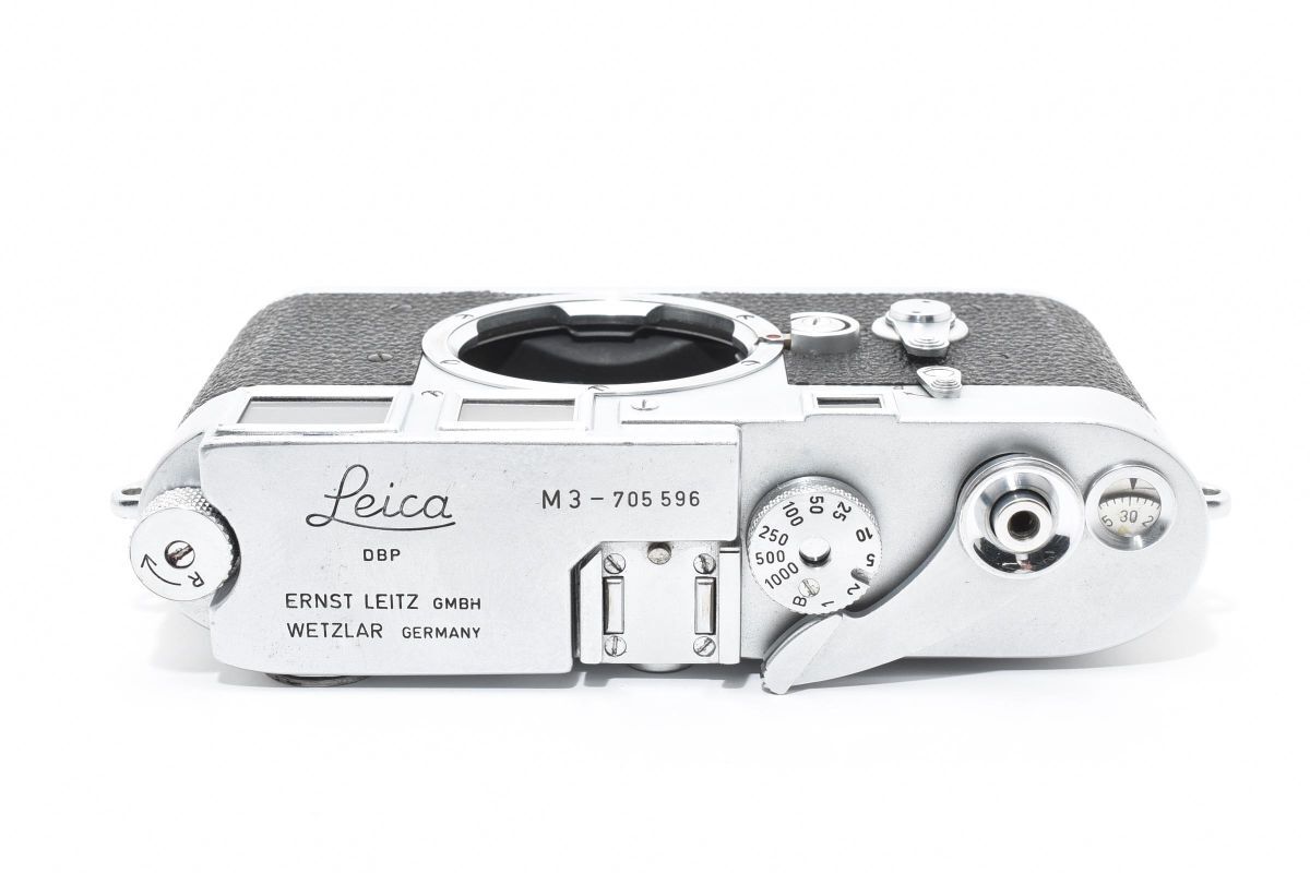 Leica M3 Film Rangefinder Camera Silver Double Stroke Body [v1217701862]
