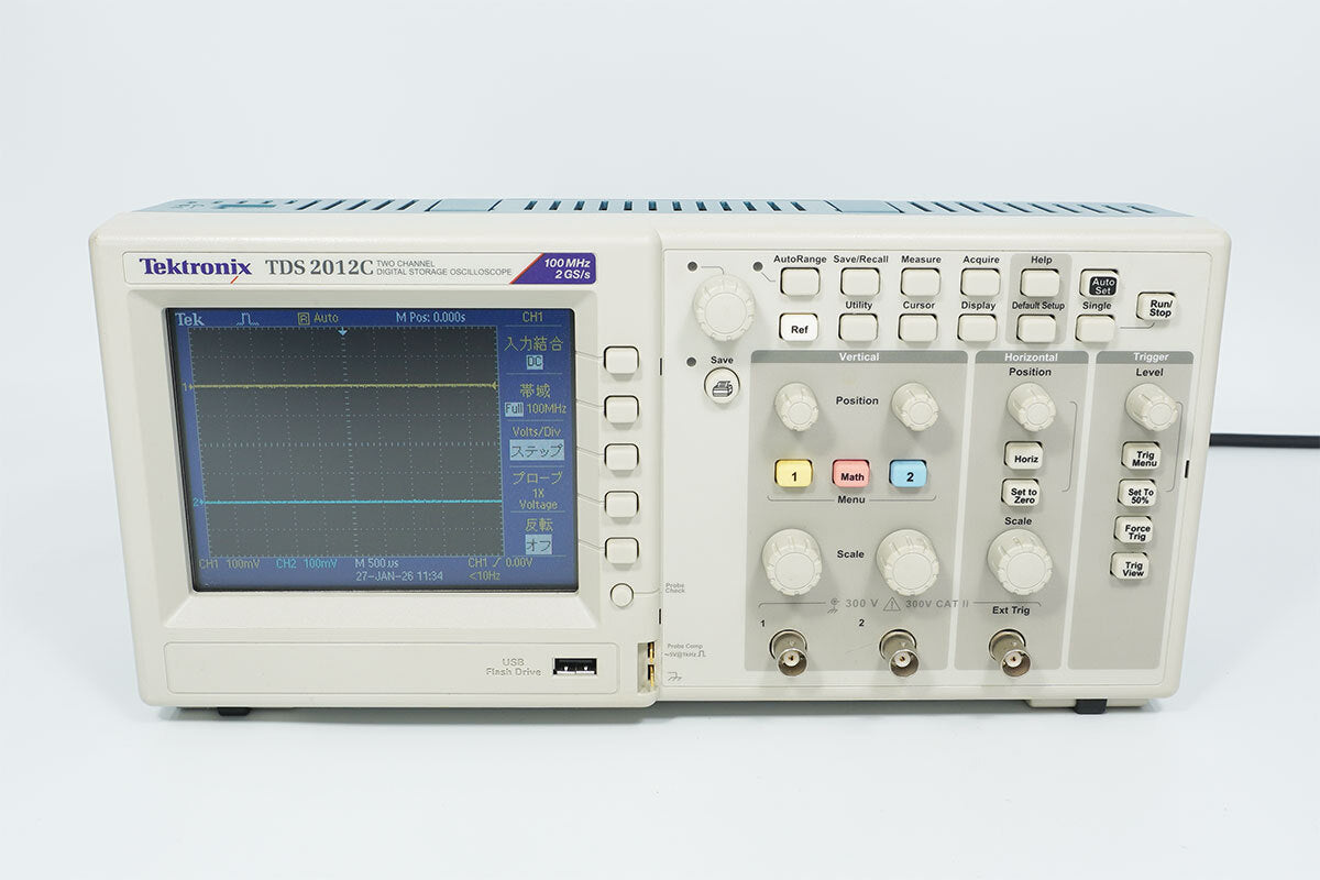 Tektronix TDS2012C Digital Oscilloscope 100MHz 2ch [q1217852610]