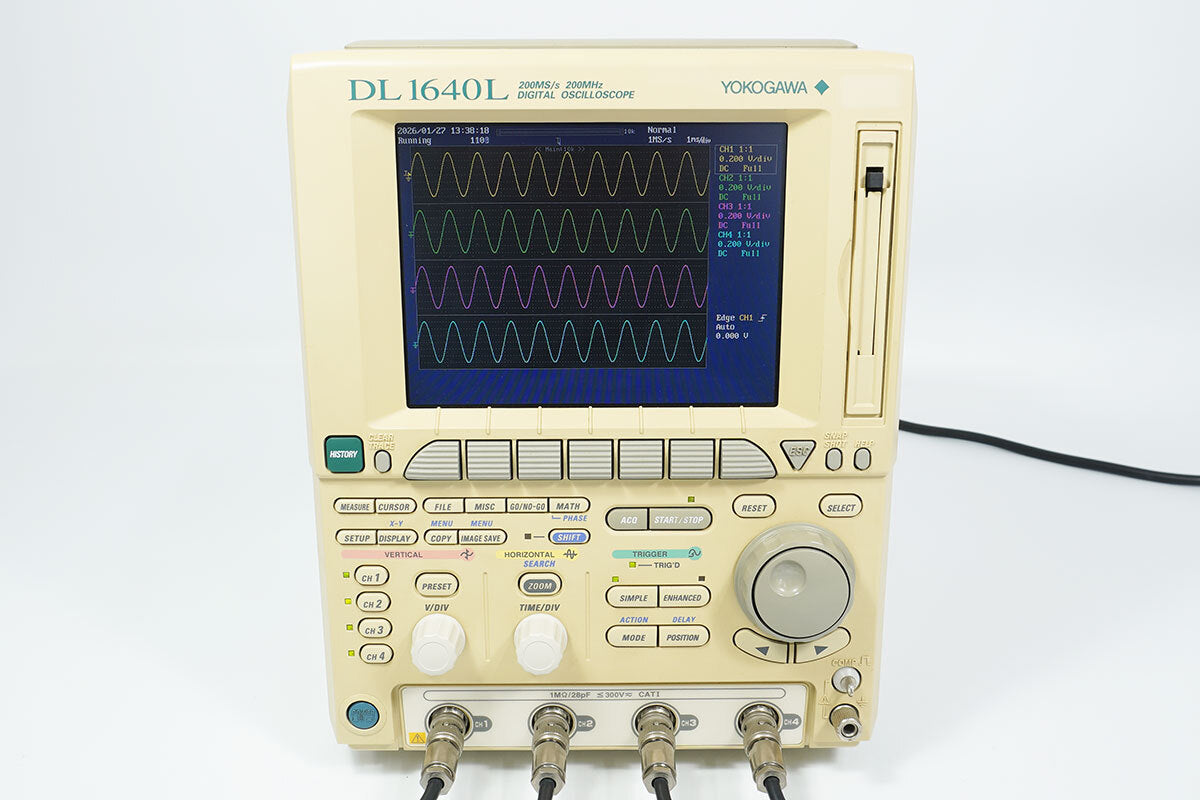Yokogawa DL1640L Digital Oscilloscope DC-200MHz 200MS/s 32M Word/CH [u1217852652]