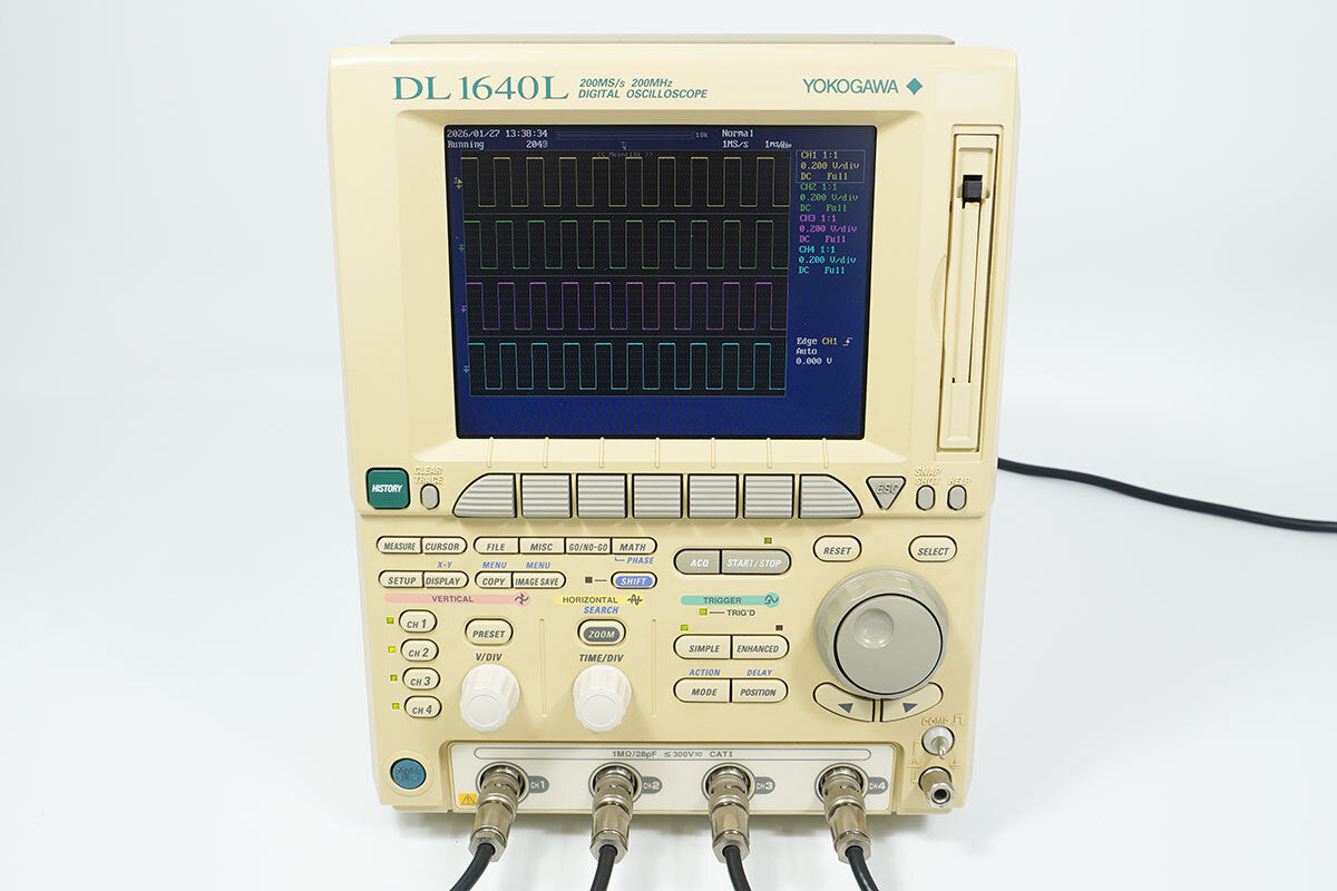 Yokogawa DL1640L Digital Oscilloscope DC-200MHz 200MS/s 32M Word/CH [u1217852652]