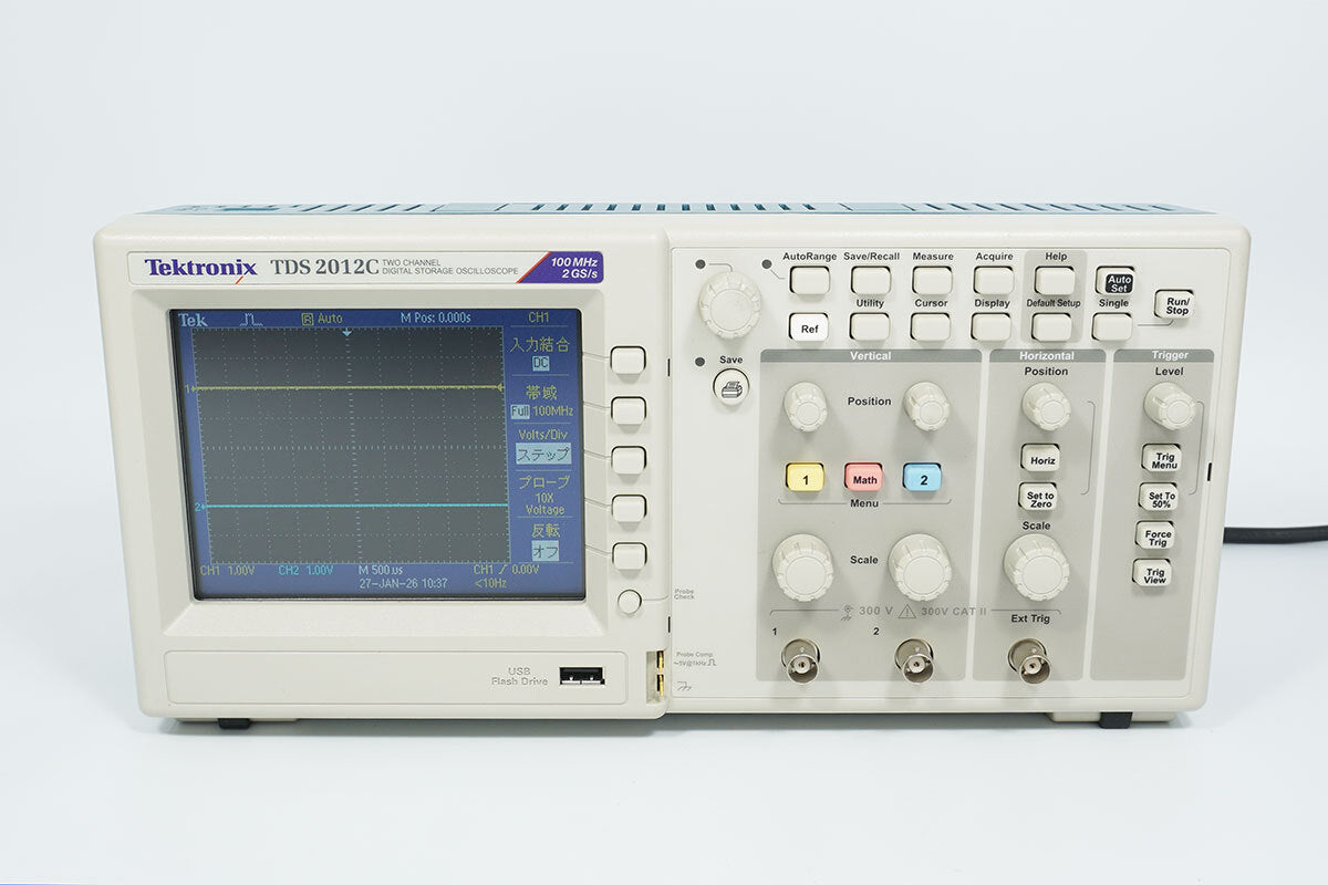 Tektronix TDS2012C Digital Oscilloscope 100MHz 2ch 2GS/s [l1217847022]