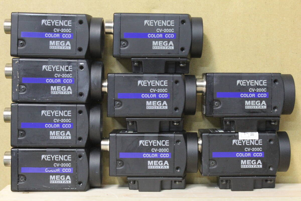 Keyence CV-200C Color CCD Camera 9 pcs [u1228479602]