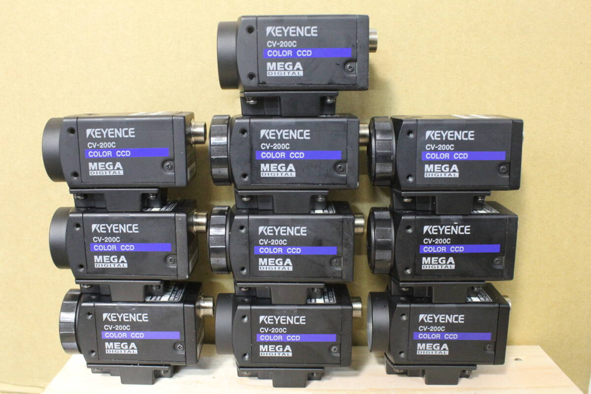 Keyence CV-200C Color CCD Camera 10 pcs [v1228481163]