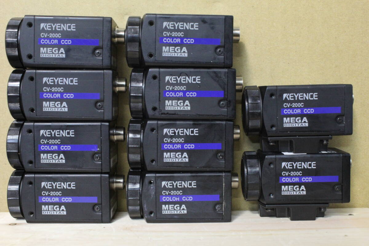 Keyence CV-200C Color CCD Camera 10 pcs [e1228478046]
