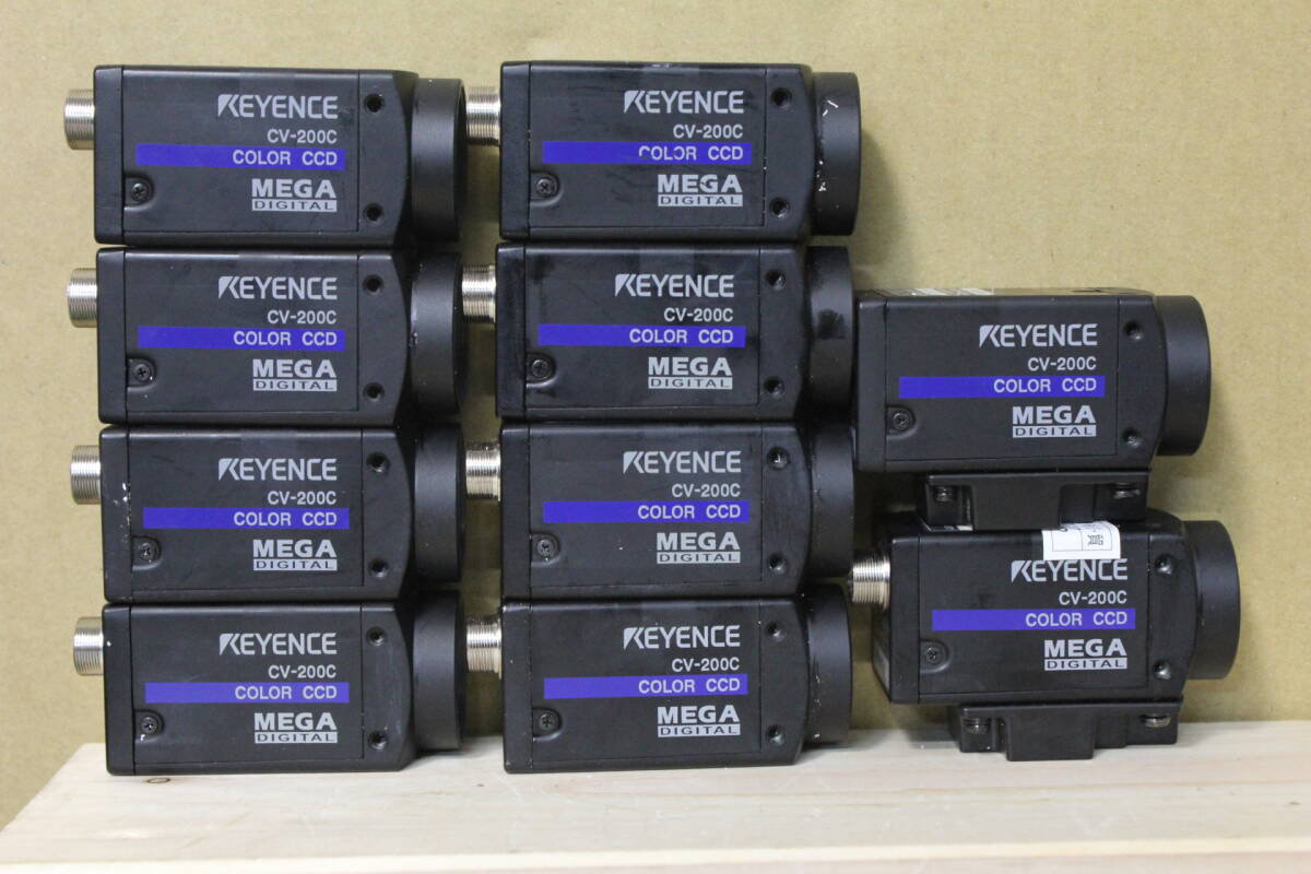 Keyence CV-200C Color CCD Camera 10 pcs [e1228478046]