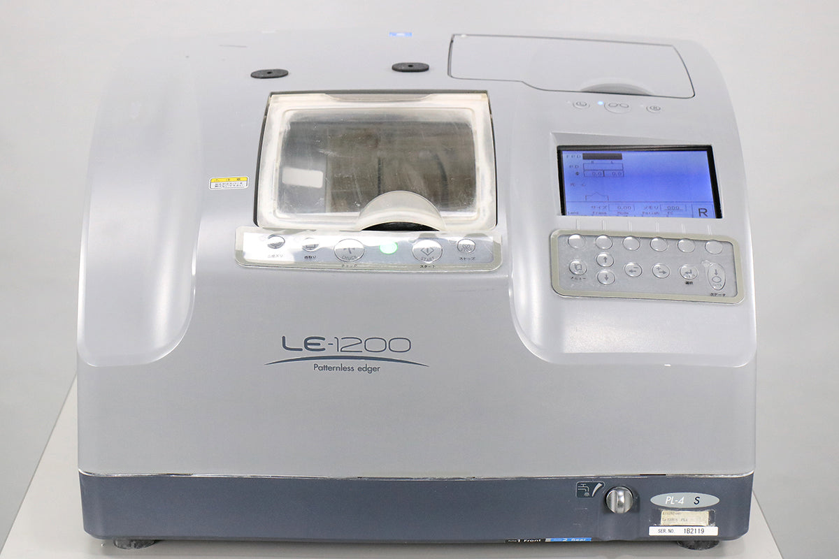 Nidek LE-1200S PL-4 S Patternless Edger Lens Edging Machine [l1231108223]