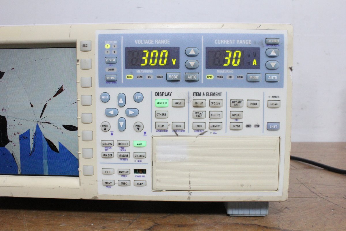 Yokogawa WT3000 Precision Power Analyzer (for parts or not working) [o1239922249]