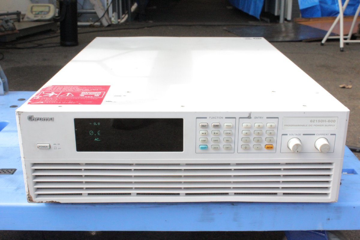 Chroma 62150H-600 Programmable DC Power Supply (for parts or not working) [l1239944590]
