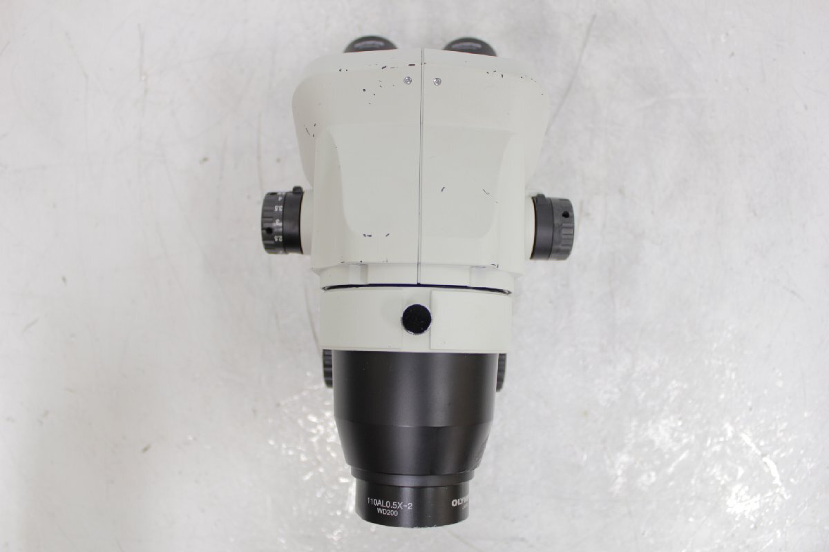 Olympus SZ61 Stereo Microscope SZ2-STB3 WHSZ20X-H/12.5 110AL0.5X-2 WD200 (for parts or not working) [n1242948652]