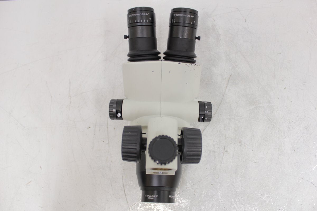Olympus SZ61 Stereo Microscope SZ2-STB3 WHSZ20X-H/12.5 110AL0.5X-2 WD200 (for parts or not working) [n1242948652]