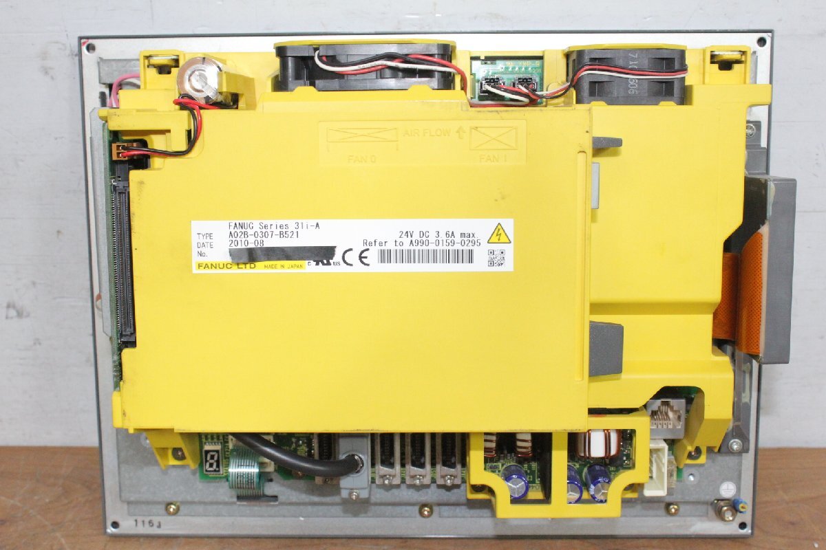 FANUC A02B-0307-B521 Basic Unit Series 31i-MODEL A Monitor (for parts or not working) [l1243106623]