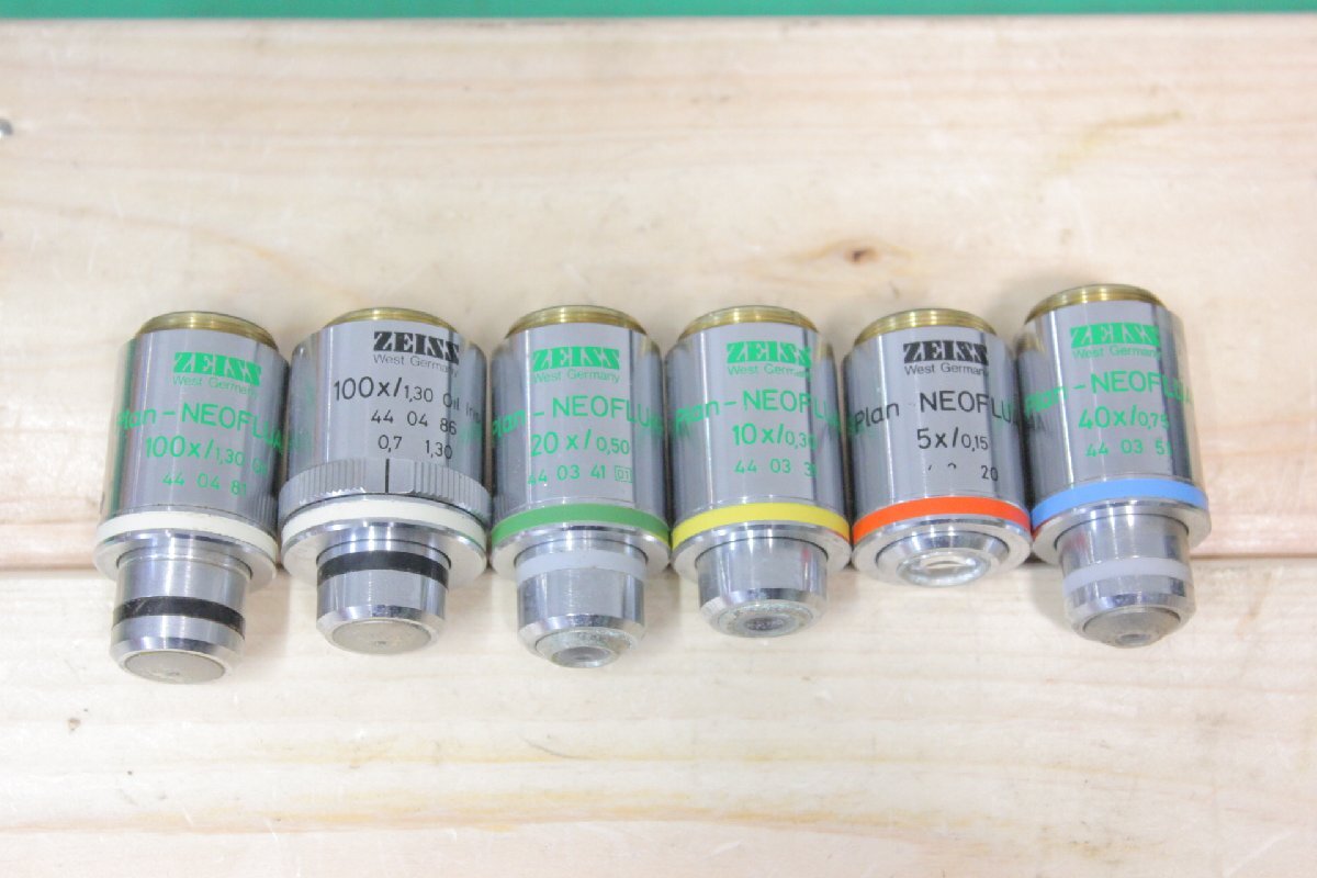 Carl Zeiss EL-Einsatz Microscope with 6 Objective Lenses 100V (for parts or not working) [l1243313364]