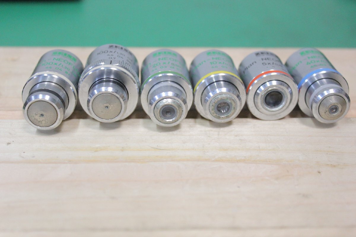 Carl Zeiss EL-Einsatz Microscope with 6 Objective Lenses 100V (for parts or not working) [l1243313364]