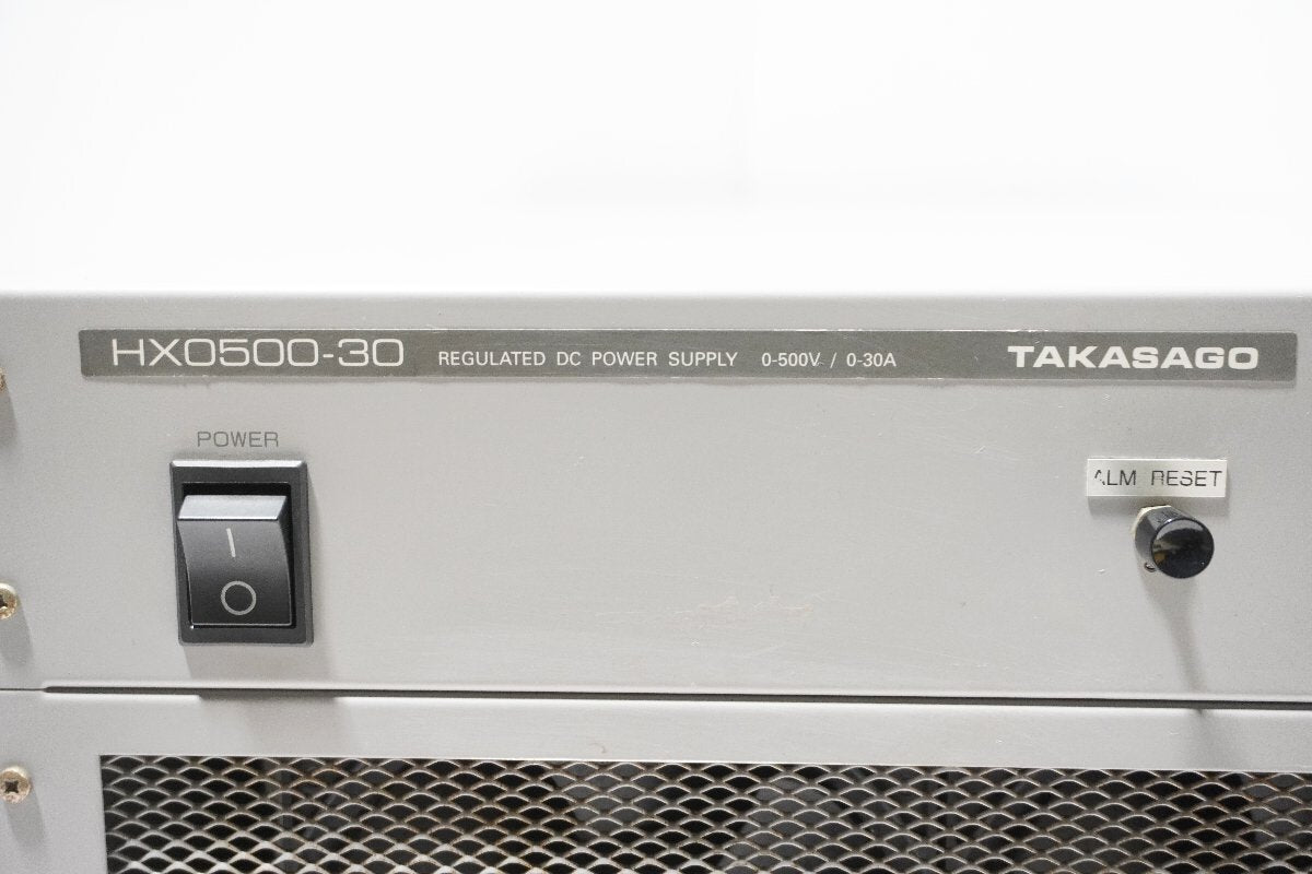 Takasago HX0500-30 Regulated DC Power Supply 0-500V / 0-30A [t1244196950]