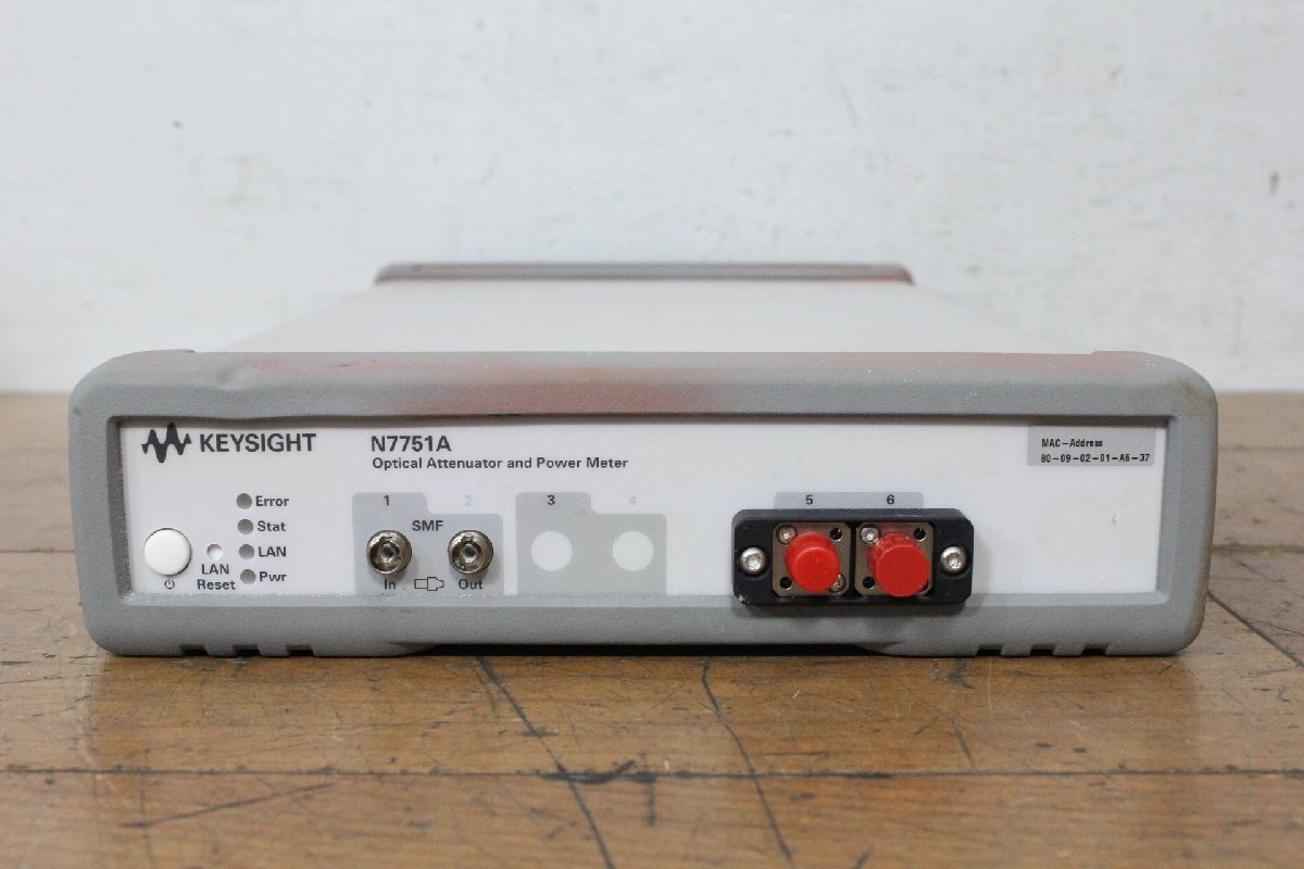 Keysight N7751A Multi-Port Optical Attenuator 100V with Power Meter 2 Channels (for parts or not working) [p1245881509]
