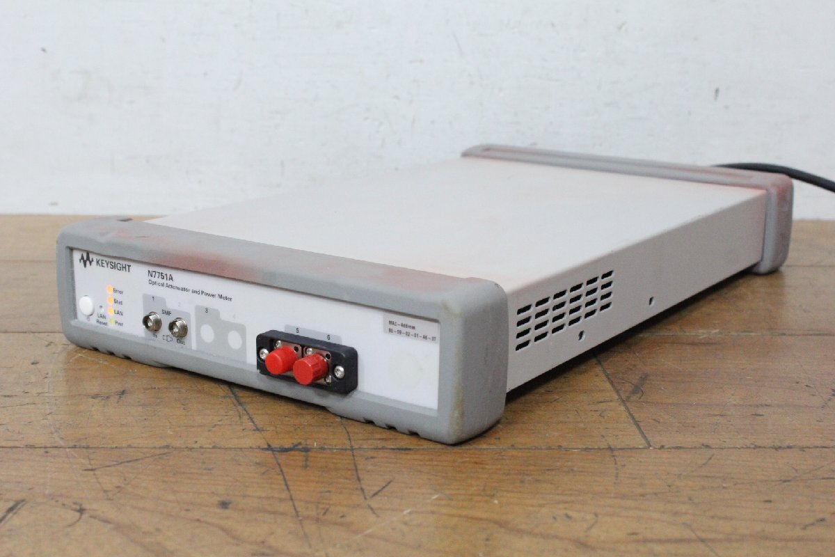 Keysight N7751A Multi-Port Optical Attenuator 100V with Power Meter 2 Channels (for parts or not working) [p1245881509]