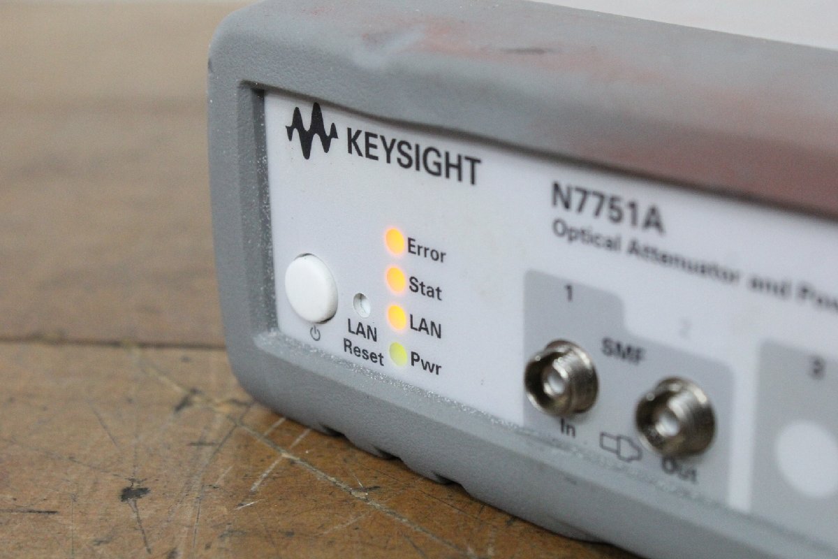Keysight N7751A Multi-Port Optical Attenuator 100V with Power Meter 2 Channels (for parts or not working) [p1245881509]