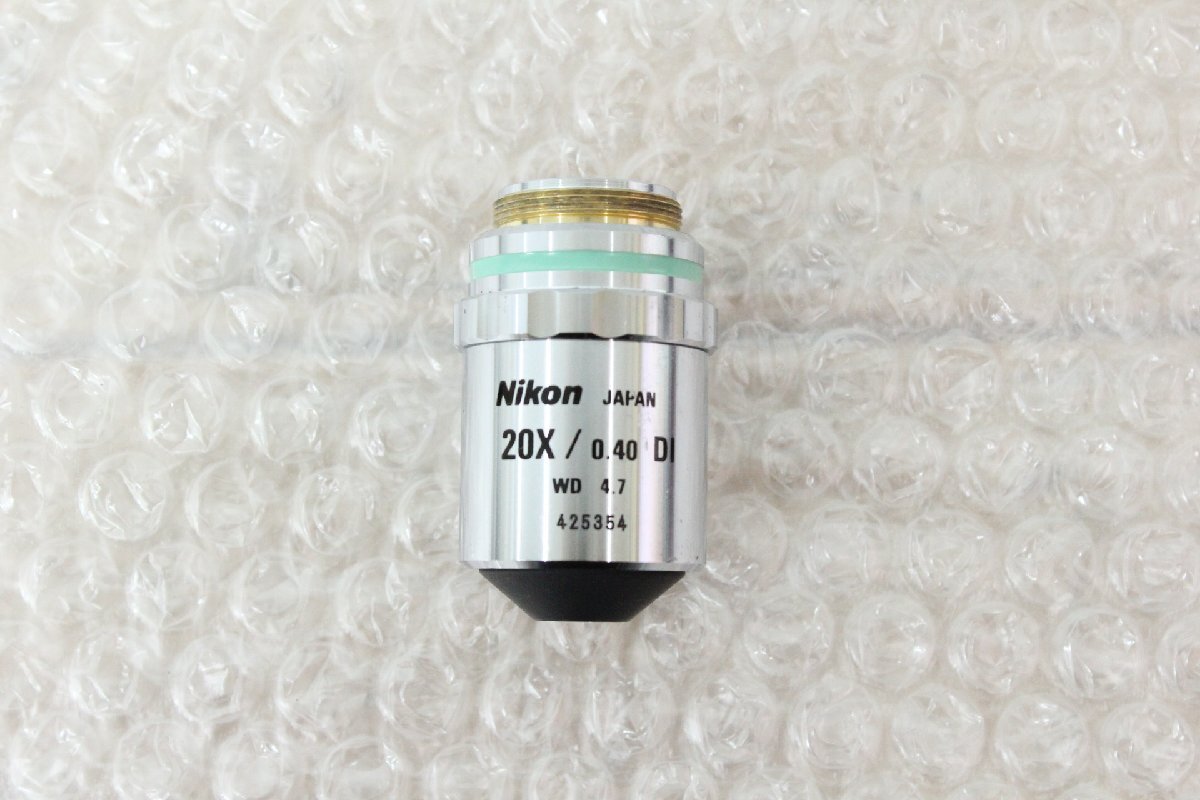 Nikon CF Plan 20X/0.40 DI ∞/0 EPI WD 4.7 Objective Lens (for parts or not working) [s1246802679]