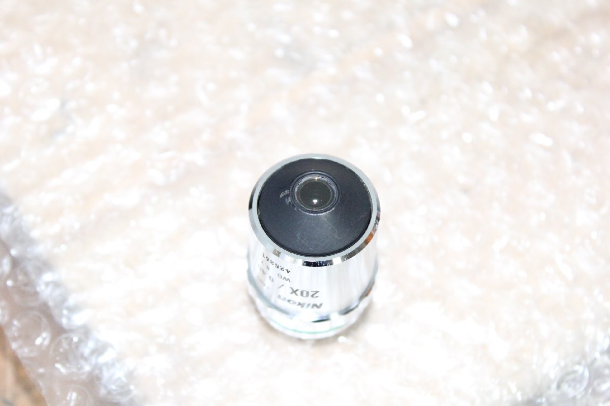 Nikon CF Plan 20X/0.40 DI ∞/0 EPI WD 4.7 Objective Lens (for parts or not working) [k1246795879]