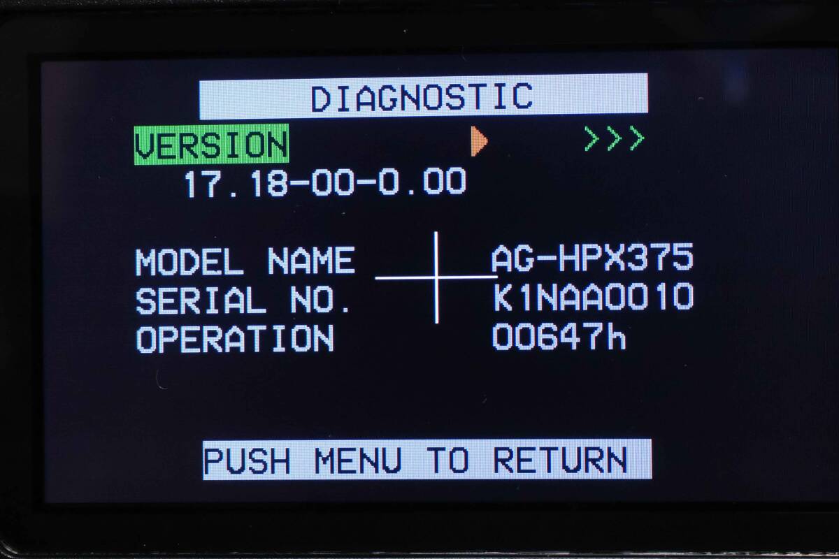 Panasonic AG-HPX375 Professional Camera 647h [r1248065132]