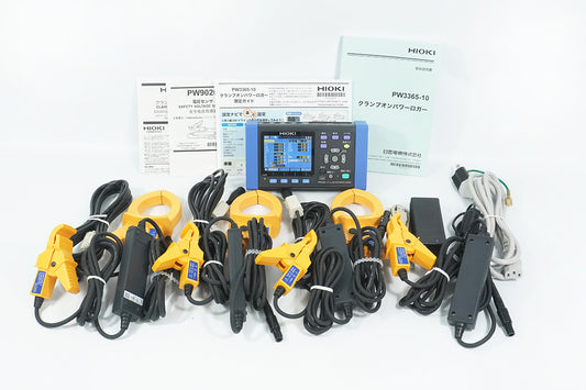Hioki PW3365-10 Clamp-On Power Logger with 9661 Sensor 3 pcs [q1248170501]