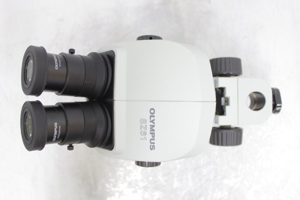 Olympus SZ61 Stereo Microscope with Objective Lens Eyepiece Lens LED Controller SZ2-STB2 WHS20X/12.5 GR10 (for parts or not working) [r1248318032]