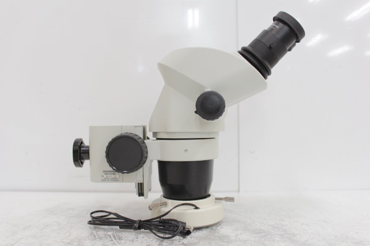 Olympus SZ61 Stereo Microscope with Objective Lens Eyepiece Lens LED Controller SZ2-STB2 WHS20X/12.5 GR10 (for parts or not working) [r1248318032]