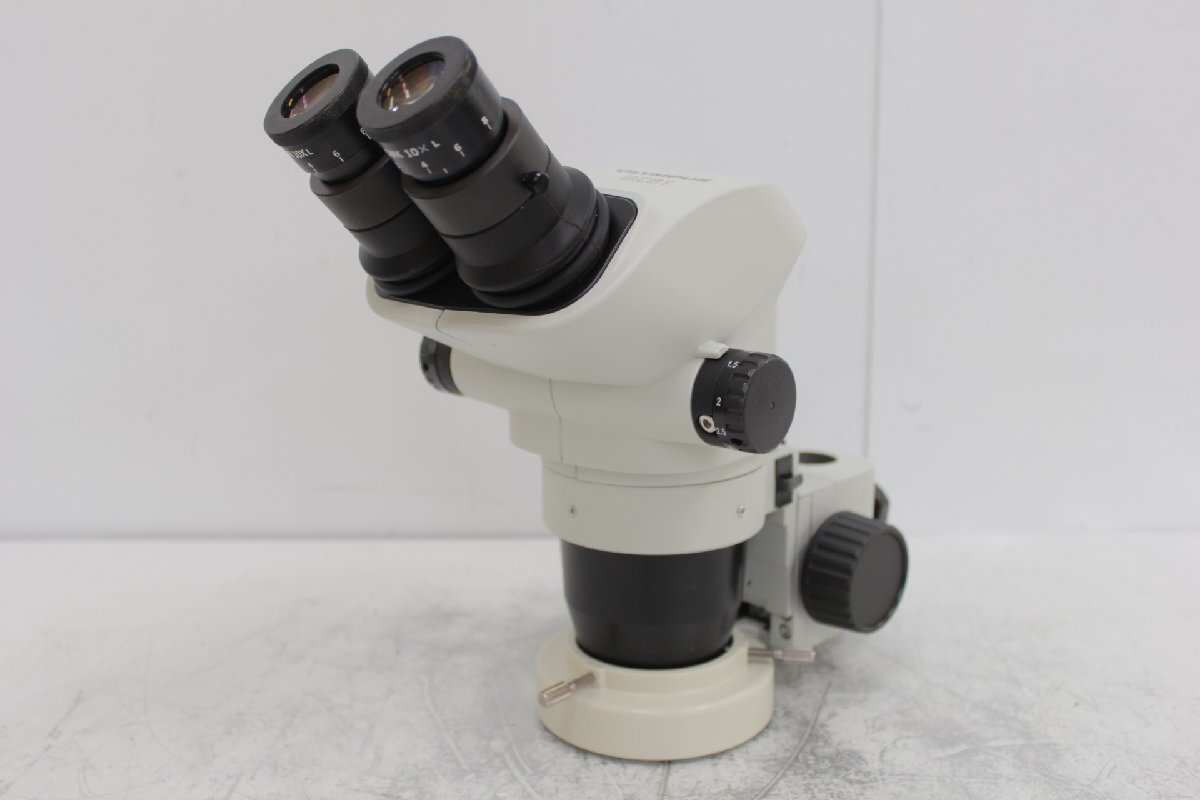 Olympus SZ61 Stereo Microscope with Objective and Eyepiece Lenses SZ2-STB2 SWHK10XL (for parts or not working) [u1248320817]
