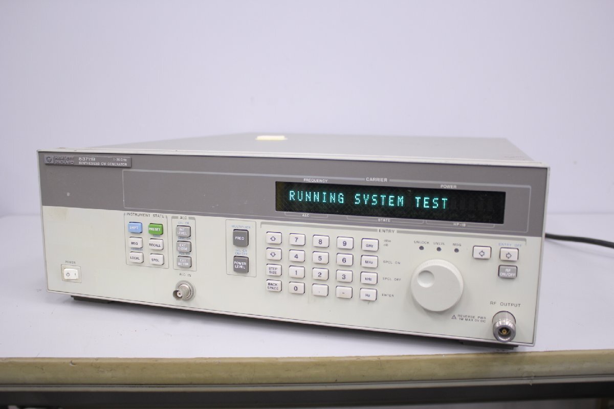 HP 83711B Synthesized CW Generator 1-20GHz 100V (for parts or not working) [j1249261836]