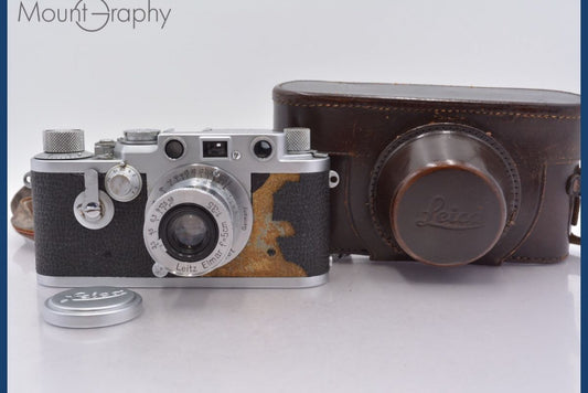 Leica IIIF RD Red Synchro + Elmar 5cm F3.5 Camera Case Front Cap [m1215581197]