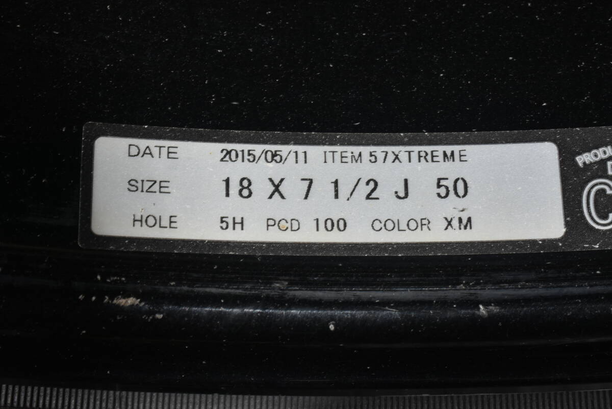 RAYS Gram Lights 57Xtreme CJ SPEC 18 inch PCD100 7.5J +50 MAXTREK MAXIMUS M1 215/45R18 86 BRZ Impreza Legacy [u1203896992]