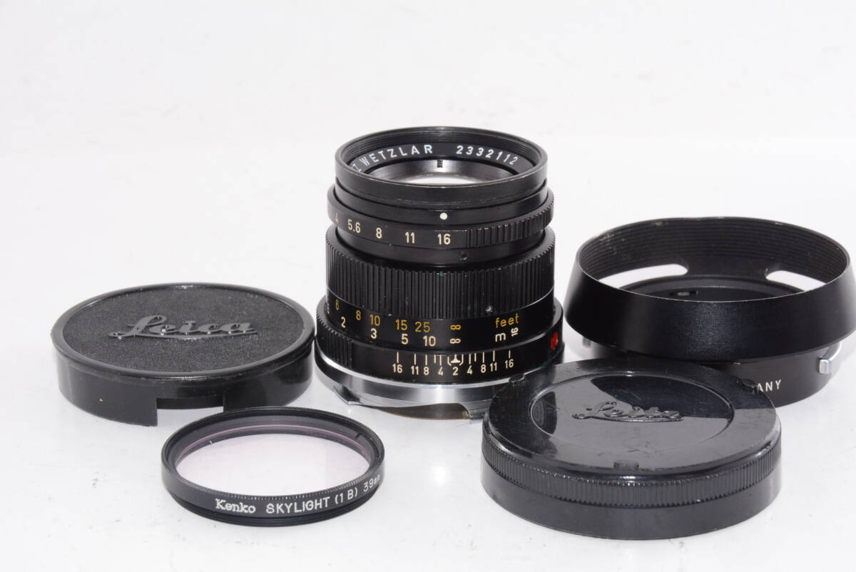 Leica Summicron 50mm F2 2nd Generation Lens [x1215950933]
