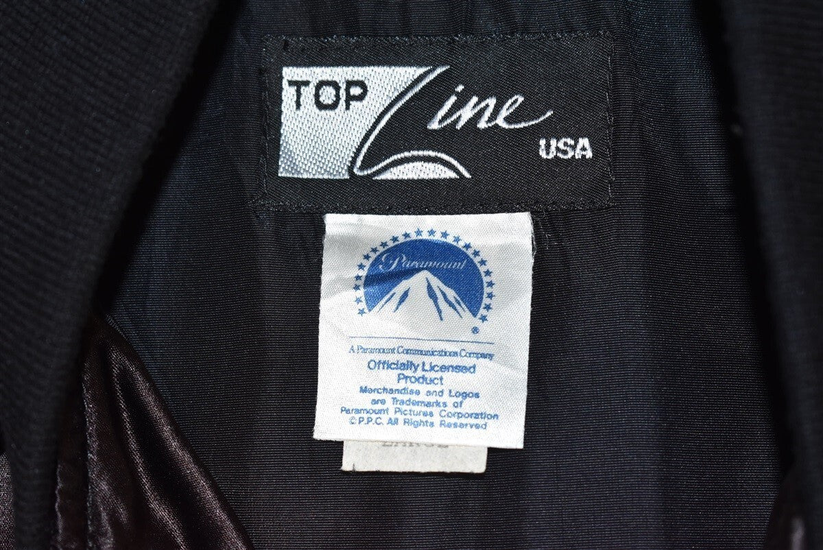 STAR TREK 25TH ANNIVERSARY 1991 BLACK SATIN JACKET LARGE [m1218246646]