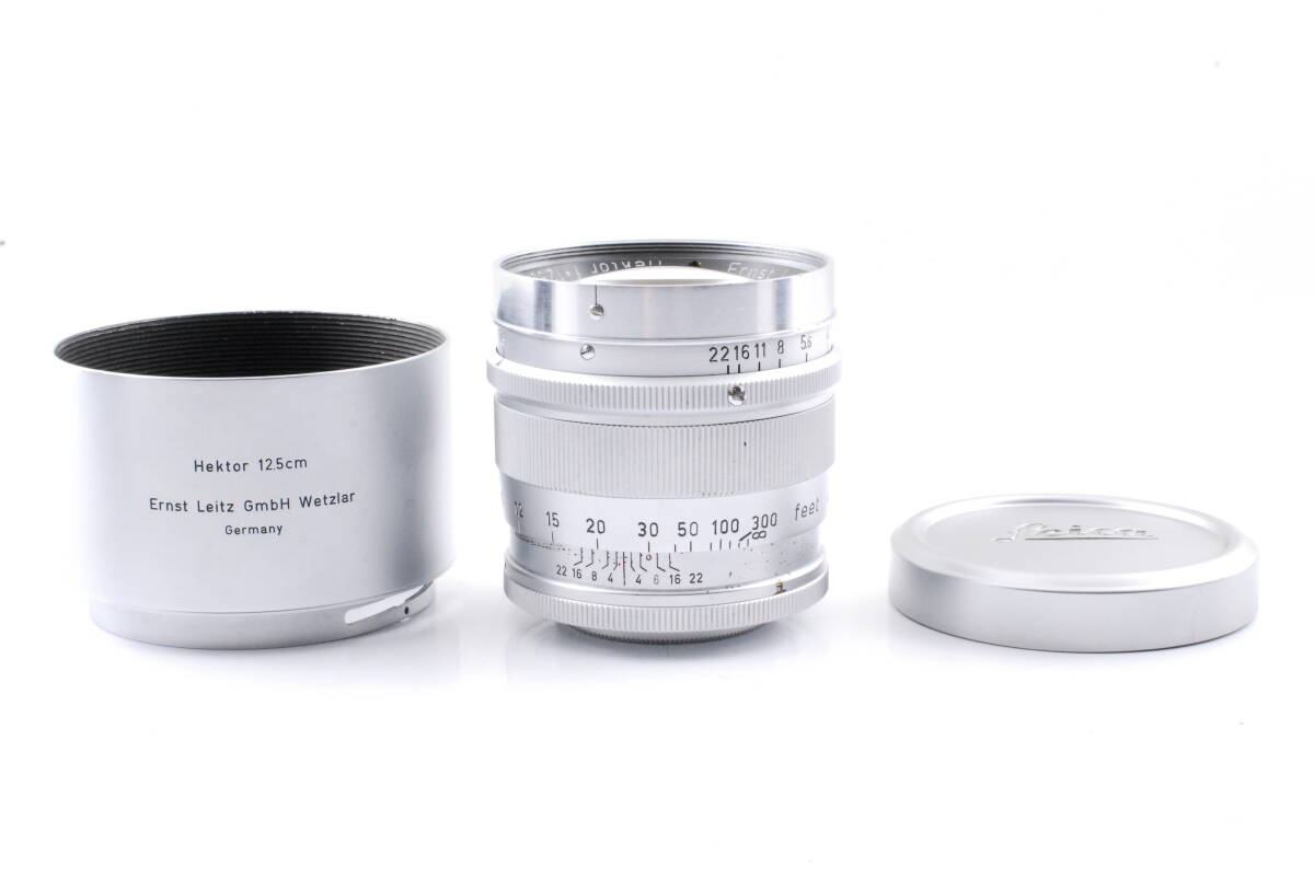 [Good product, guaranteed, operation confirmed] Leica Ernst Leitz 12.5cm 125mm f/2.5 Hektor Canada Midland Visoflex Lens #Q8741 [s1170872713]