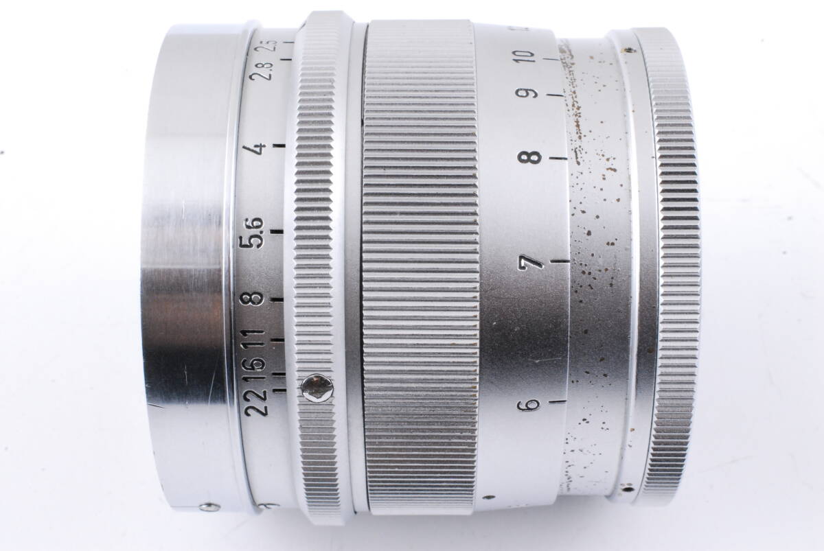 [Good product, guaranteed, operation confirmed] Leica Ernst Leitz 12.5cm 125mm f/2.5 Hektor Canada Midland Visoflex Lens #Q8741 [s1170872713]