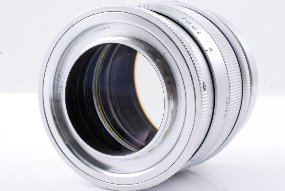 [Good product, guaranteed, operation confirmed] Leica Ernst Leitz 12.5cm 125mm f/2.5 Hektor Canada Midland Visoflex Lens #Q8741 [s1170872713]
