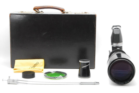 [Good condition, guaranteed, operation confirmed] Leica For Terito M 400mm f/5 Lens Visoflex Accessories Case etc. #Q9327 [g1177550621]