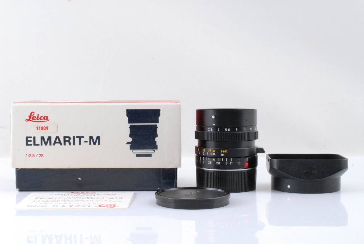 [Good product, guaranteed, operation confirmed] Leica ELMARIT Leitz Canada 28mm f/2.8 Ver.2 2nd Wide Lens Elmarit Lights Canada Wide Angle Lens #Q8748 [b1181278815]