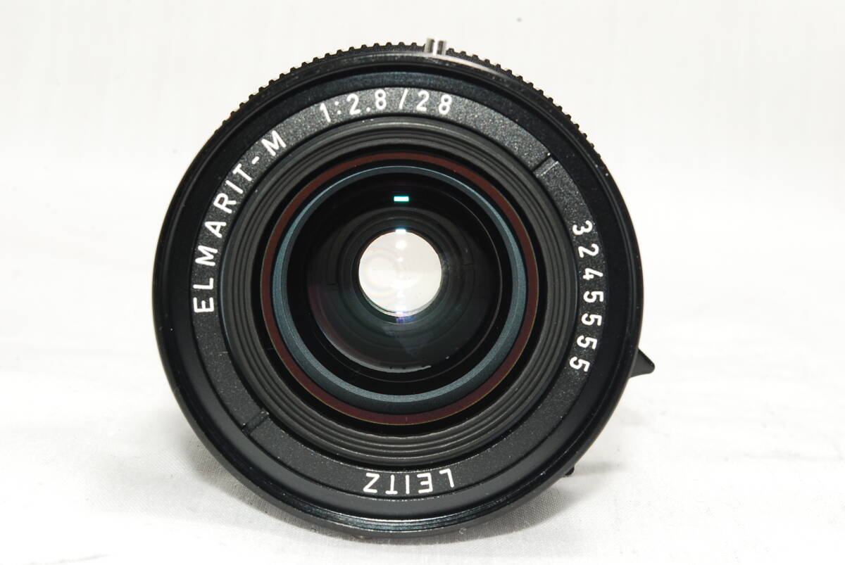 ★LEICA genuine front/rear cap included★ Leica Elmarit M 28mm F2.8 3rd generation 3rd E49 Made in CANADA y1524 [j1199300339]
