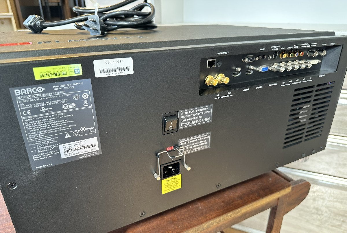 Barco RLM-W12 Digital Projector 11500lm with TLD Zoom Lens [u1110056567]