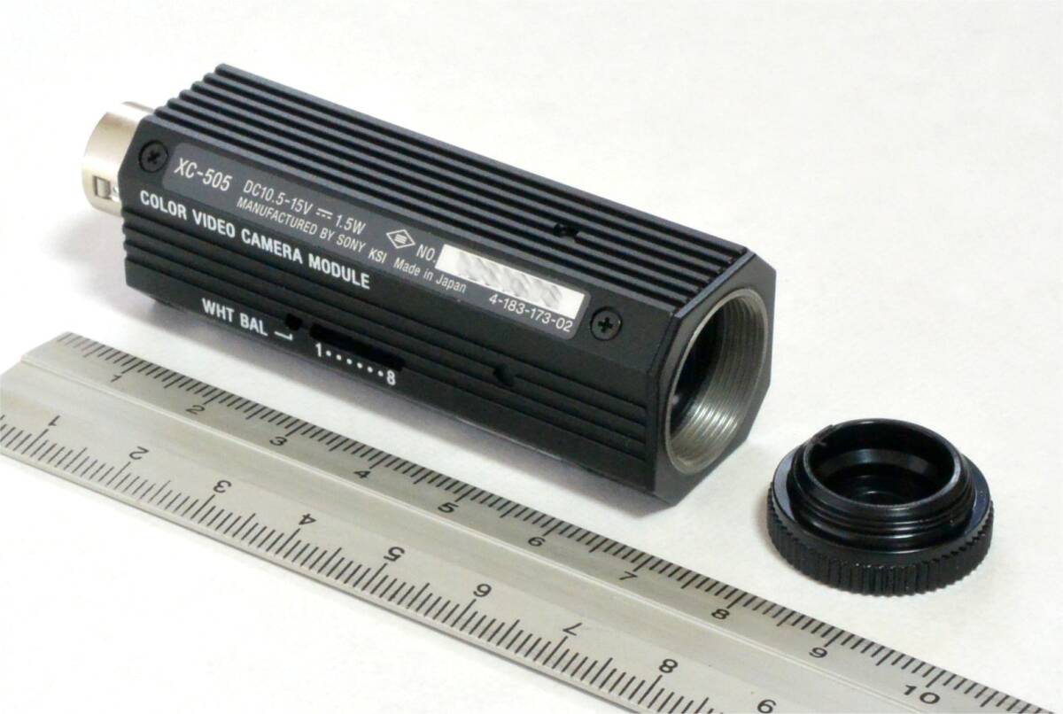 Sony XC-505 Compact Color CCD Camera 1/3 inch NF Mount [c1230115805]