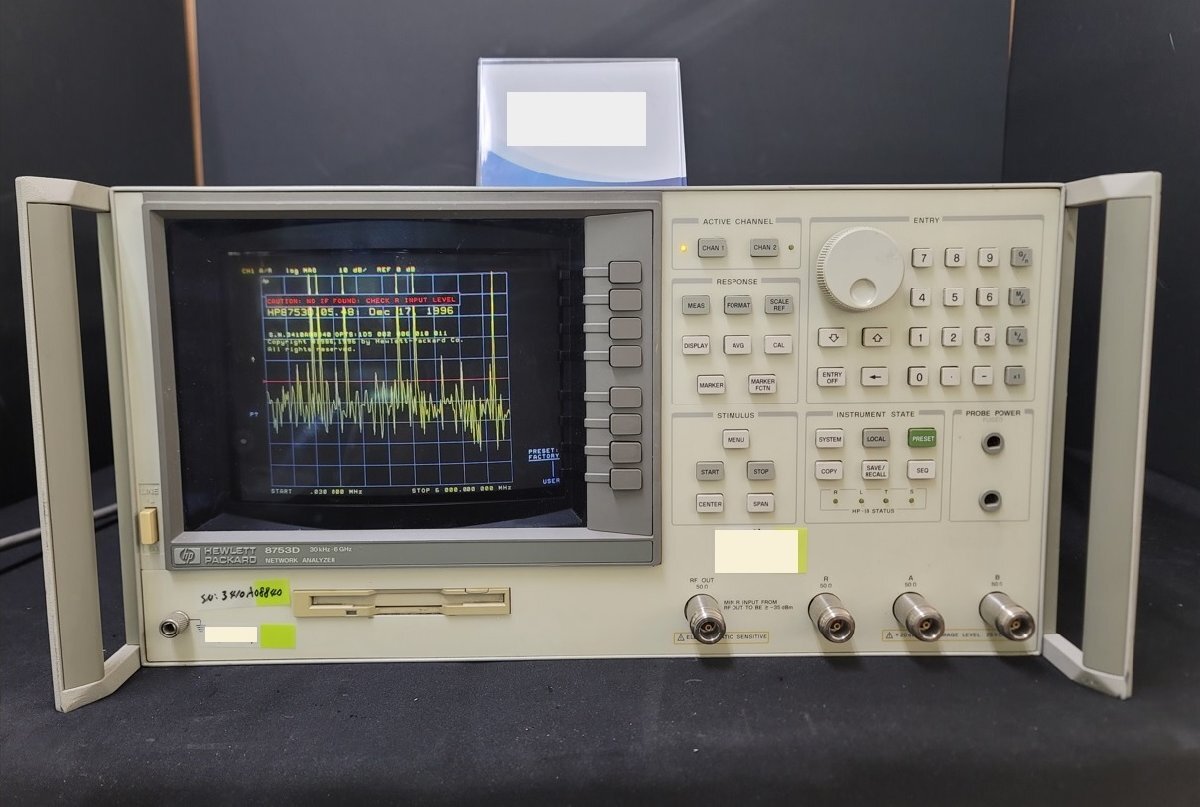 HP 8753D Network Analyzer 30kHz-6GHz (as-is) [l1188400505]